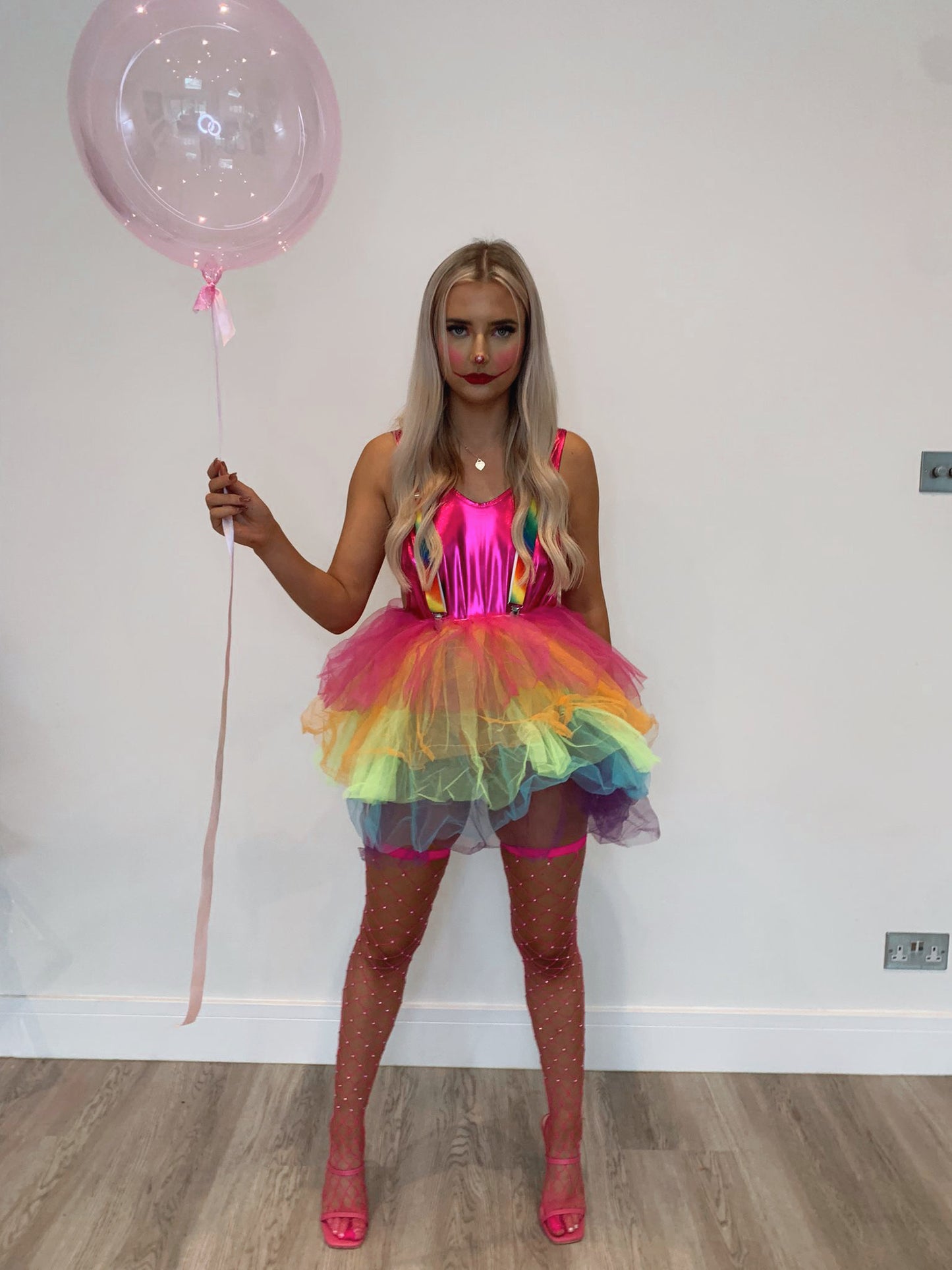 Pink Shiny Bodysuit