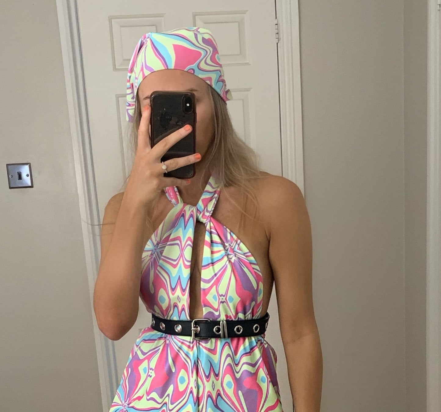 Pastel Abstract Swirl Bandanna