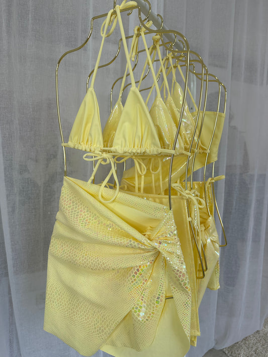 SAMPLE SALE lemon Snake Sarong