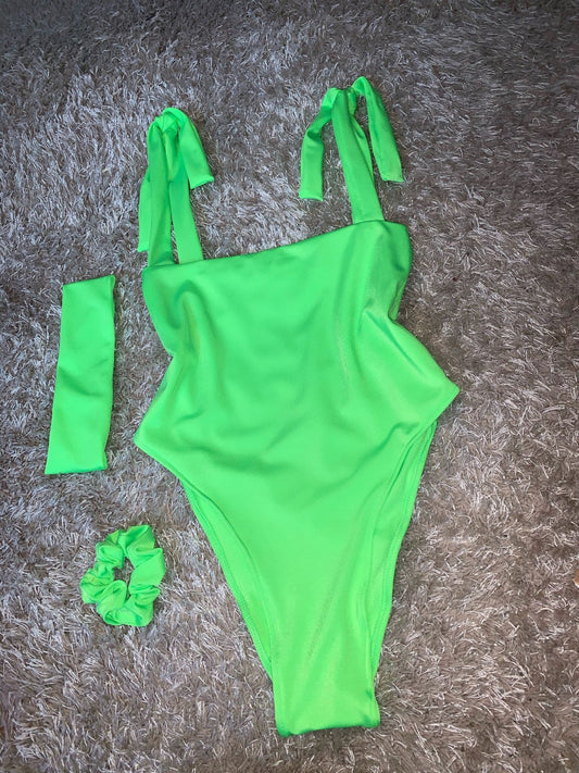 Neon Green Swimsuit