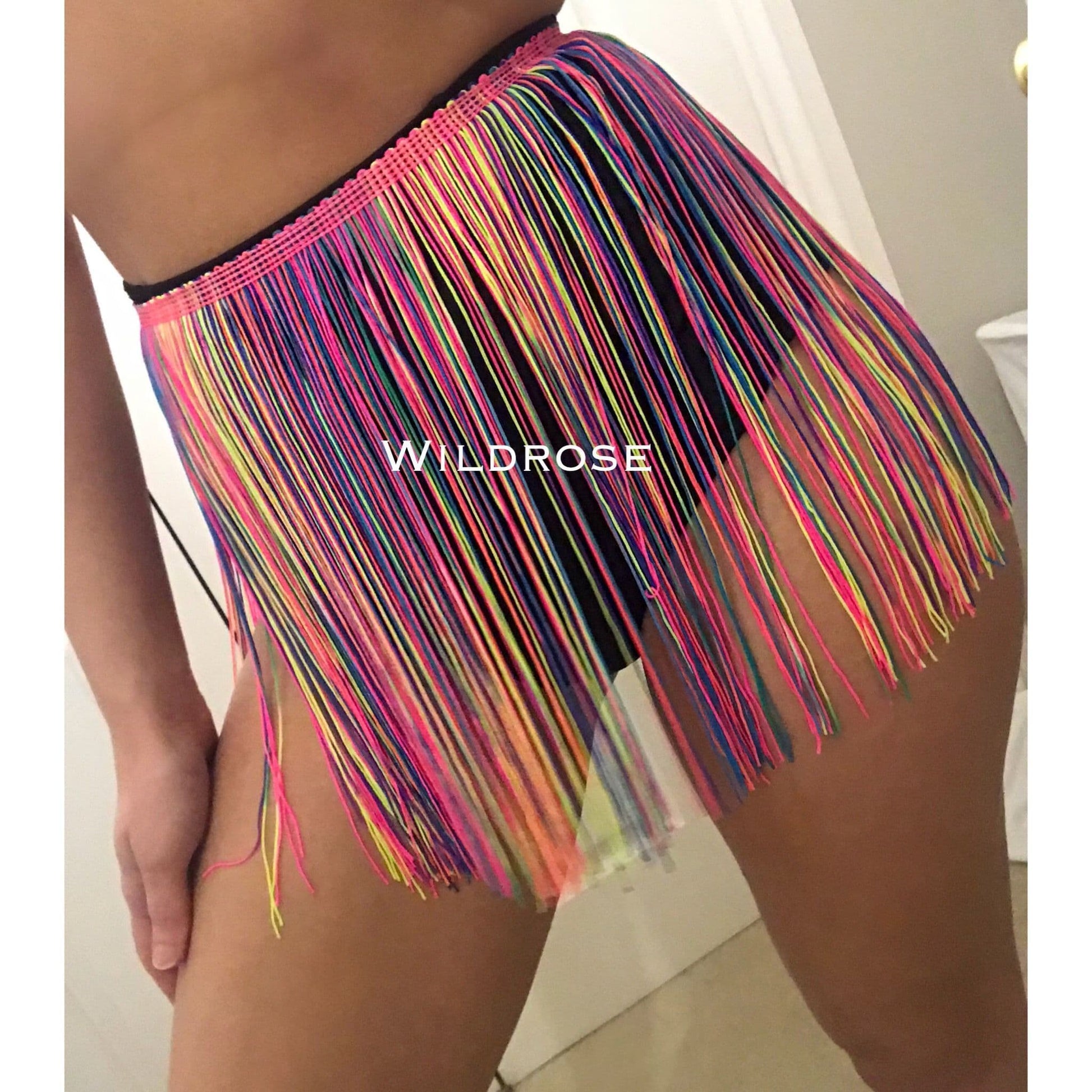 Rainbow Tassel Belt/Skirt – LOVE WILD ROSE