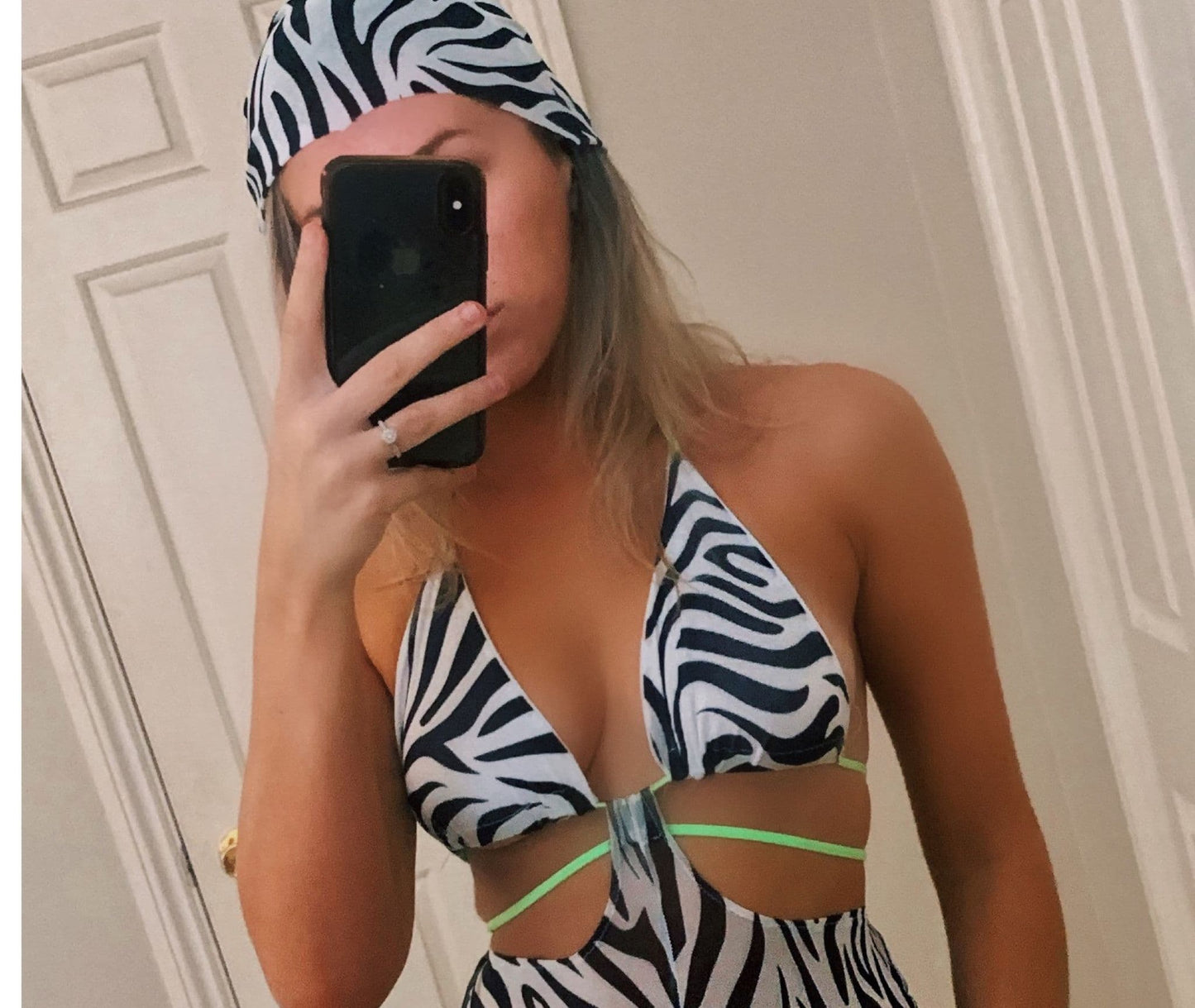 Zebra Mesh Bandanna